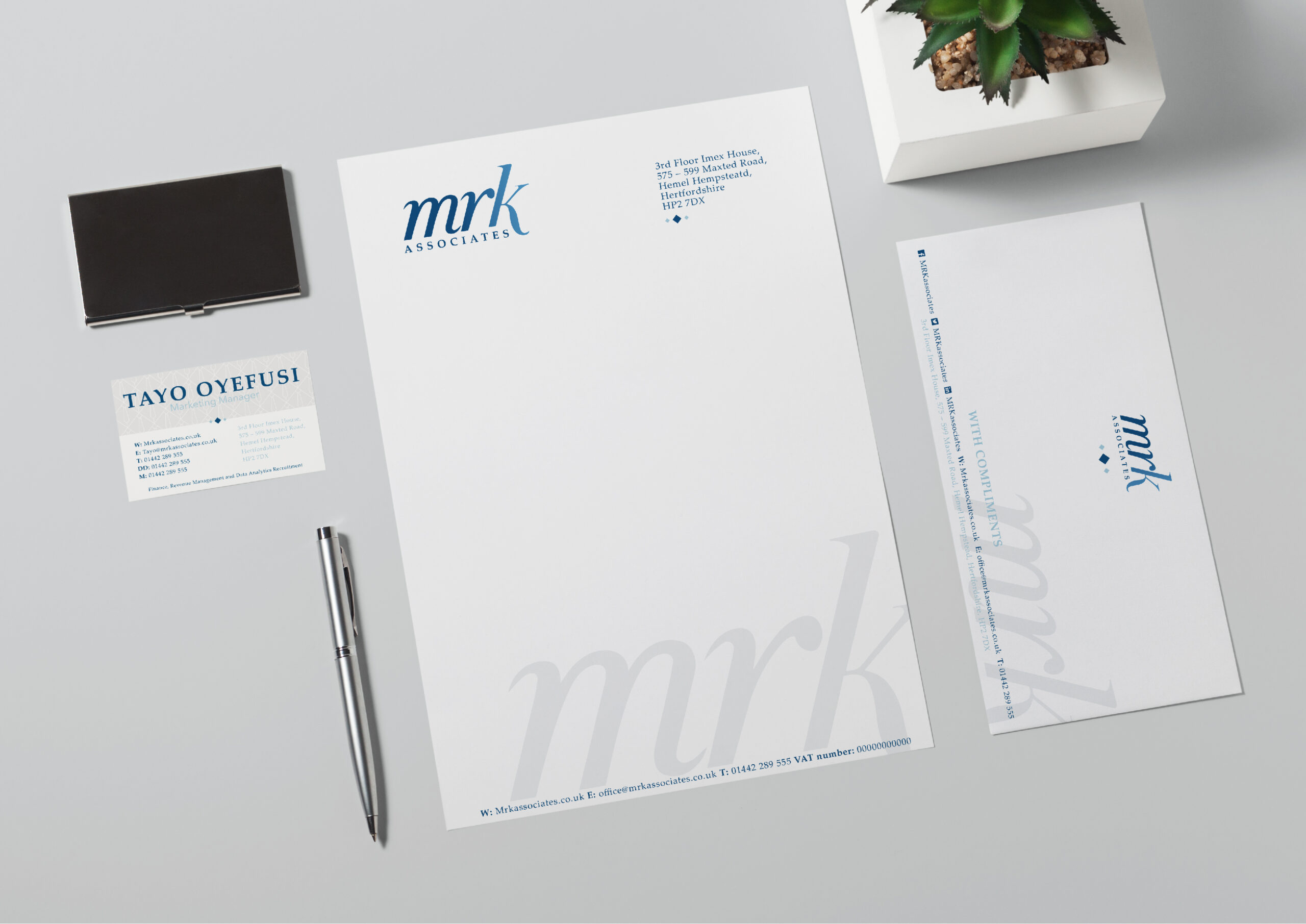 MRK Associates Branding